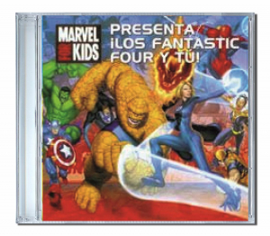 CD personnalisé en espagnol les 4 fantastiques