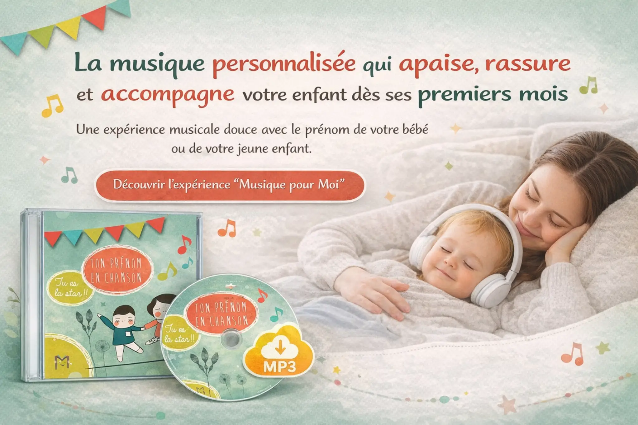 Musique personnalisée pour les enfants