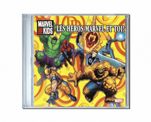 album de chansons personnalisées pour les enfants Marvel