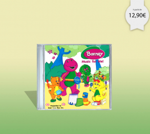 CD personnalisé en anglais Barney