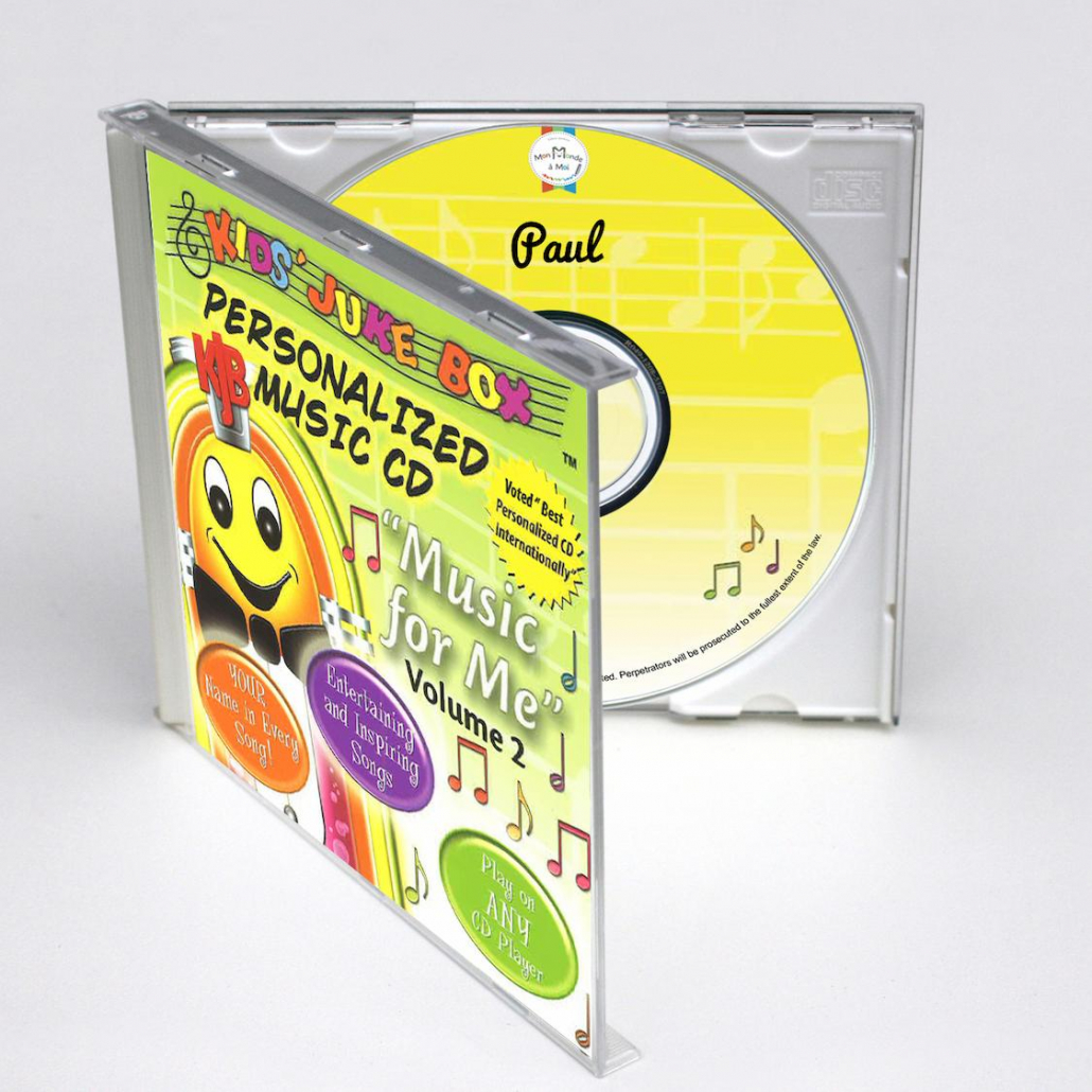 CD personnalisé en anglais personalised music for me