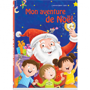 Couverture du conte personnalisé de Noël avec photo et prénom