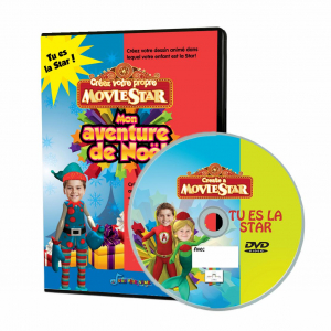 DVD personnalisé avec photo mon aventure de noël