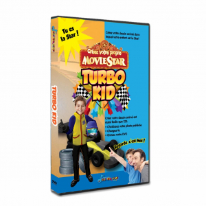 DVD personnalisé enfant avec photo Turbo kid