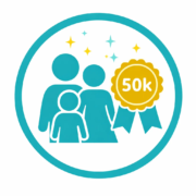 Icône 50 000 albums vendus – famille et médaille best-seller CD personnalisé prénom enfant