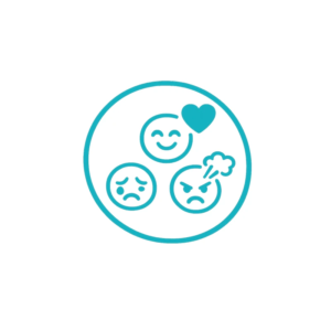 icône comprendre les émotions enfant joie colère tristesse