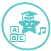 Icône éveil en douceur avec étoile ABC et musique