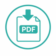 Icône PDF téléchargement immédiat pour activités à imprimer