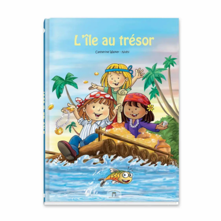 Livre personnalisé enfant l'ile au trésor