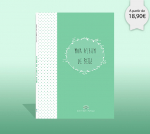 Couverture du livre personnalisé mon album de bebe