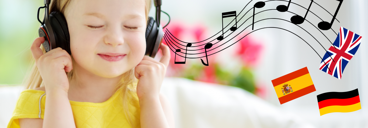 enfant écoute musique pour apprendre de nouvelles langues