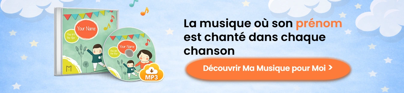 Musique personnalisée Ma Musique pour Moi ou son prénom est chanté dans chaque chanson