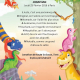 Poème personnalisé dinosaures avec rimes au prénom de l'enfant